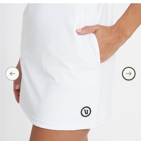 Vuori White Women's Dress - Picture 4 of 12